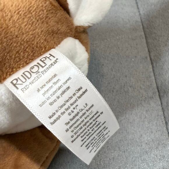 Rudloph Red Nosed Reindeer Plush Stuffed Animal Musical Light Up Nose Christmas - Picture 8 of 10